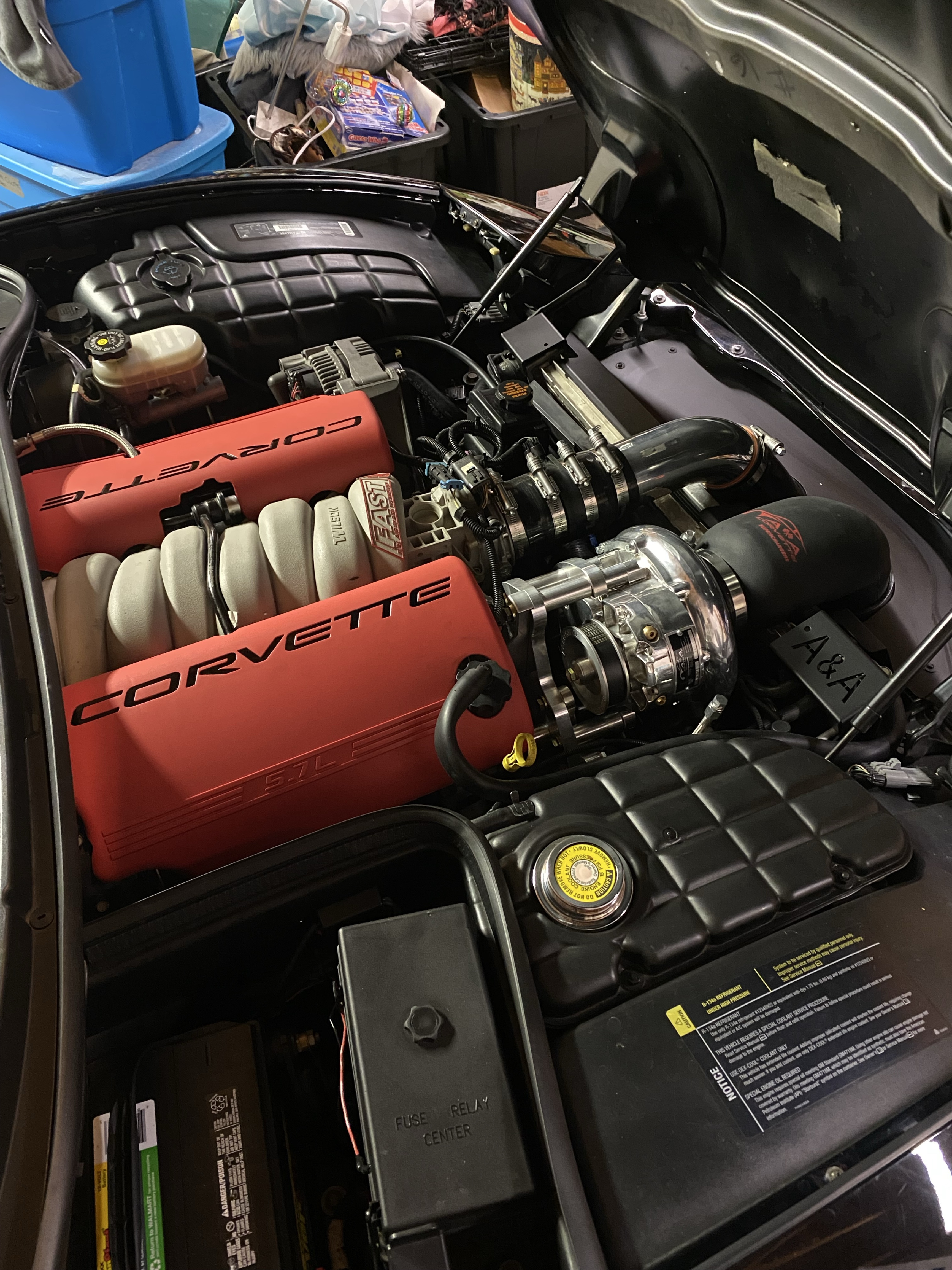 Aftermarket headers install